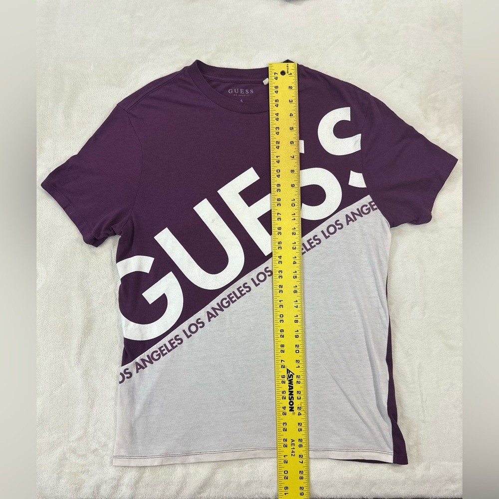 GUESS – Bold Diagonal Logo short‎ sleeve Tee - small - Picture 5 of 11